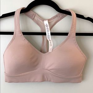 NWOT lululemon nude sports bra